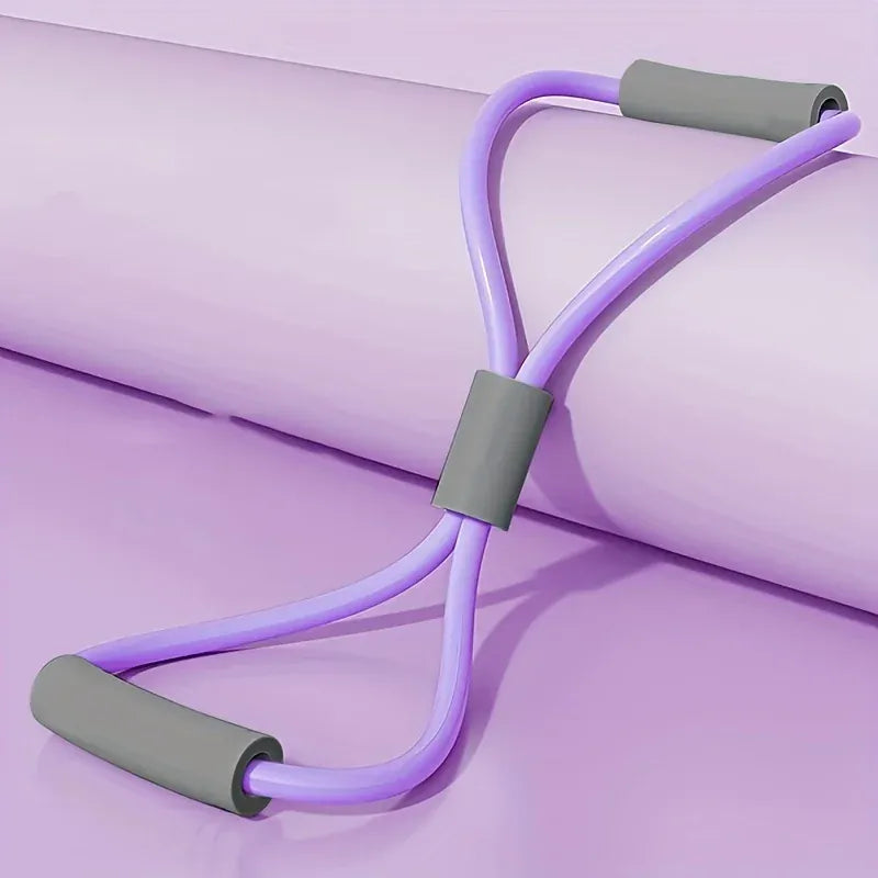 Figure-8 Resistance Band & Chest Expander for Yoga & Pilates | Wahooly Figure-8 Resistance Band & Chest Expander – Yoga, Pilates & Home Gym Fitness