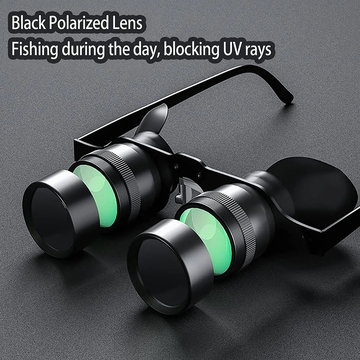 Hands-Free Binocular Glasses 10x - Fishing, Bird Watching & Sports Telescope Fishing Binoculars for outdoor bird watching, fishing, sports, theater professional hands-free glasses HD portable telescope