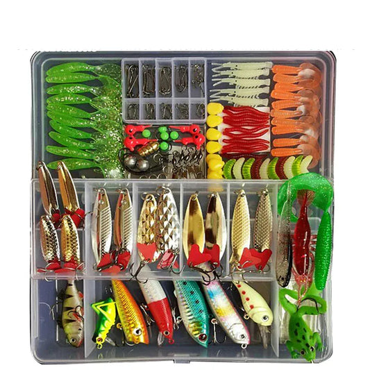 Fishing Lures Kit Hard Soft Baits Metal Jigs & Tackle Box – Wahooly Fishing Lures Kit – Hard & Soft Baits, Metal Jigs, Spoons & Tackle Box