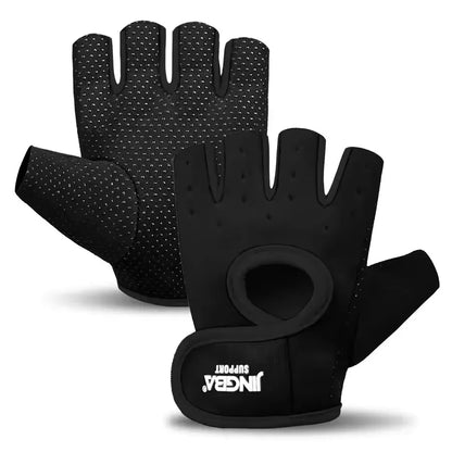 Fitness Half Finger Gloves Unisex Fitness Gym Weightlifting Exercise Gloves Silicone Anti Slip Breathable Outdoor Cycling Gloves Fitness Half Finger Gloves Unisex Fitness Gym Weightlifting Exercise Gloves Silicone Anti Slip Breathable Outdoor Cycling Gloves