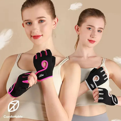 Fitness Half Finger Gloves Unisex Fitness Gym Weightlifting Exercise Gloves Silicone Anti Slip Breathable Outdoor Cycling Gloves Fitness Half Finger Gloves Unisex Fitness Gym Weightlifting Exercise Gloves Silicone Anti Slip Breathable Outdoor Cycling Gloves