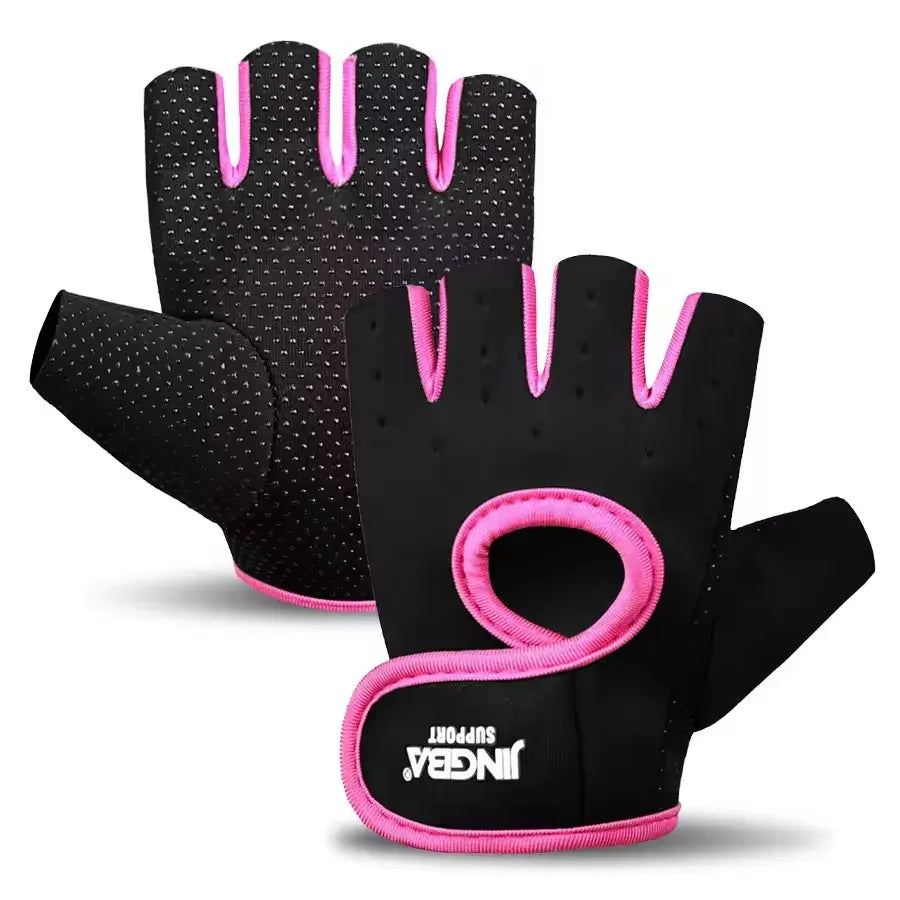 Fitness Half Finger Gloves Unisex Fitness Gym Weightlifting Exercise Gloves Silicone Anti Slip Breathable Outdoor Cycling Gloves Fitness Half Finger Gloves Unisex Fitness Gym Weightlifting Exercise Gloves Silicone Anti Slip Breathable Outdoor Cycling Gloves