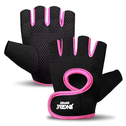Fitness Half Finger Gloves Unisex Fitness Gym Weightlifting Exercise Gloves Silicone Anti Slip Breathable Outdoor Cycling Gloves Fitness Half Finger Gloves Unisex Fitness Gym Weightlifting Exercise Gloves Silicone Anti Slip Breathable Outdoor Cycling Gloves