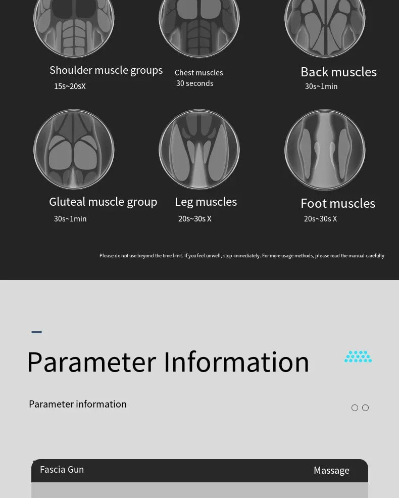 Fitness Massage Gun Fascia Deep Muscle Relax Body Neck Massager Electric Fitness Equipment Noise Reduction Christmas gift Fitness Massage Gun Fascia Deep Muscle Relax Body Neck Massager Electric Fitness Equipment Noise Reduction Christmas gift