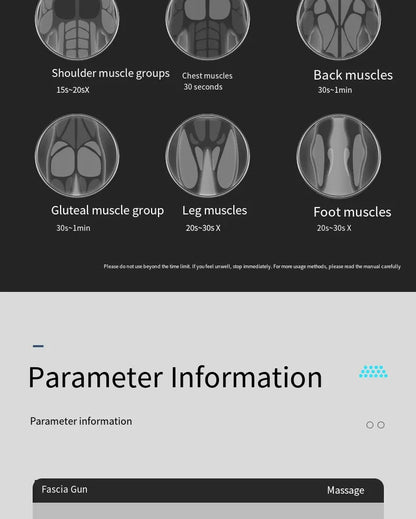 Fitness Massage Gun Fascia Deep Muscle Relax Body Neck Massager Electric Fitness Equipment Noise Reduction Christmas gift Fitness Massage Gun Fascia Deep Muscle Relax Body Neck Massager Electric Fitness Equipment Noise Reduction Christmas gift