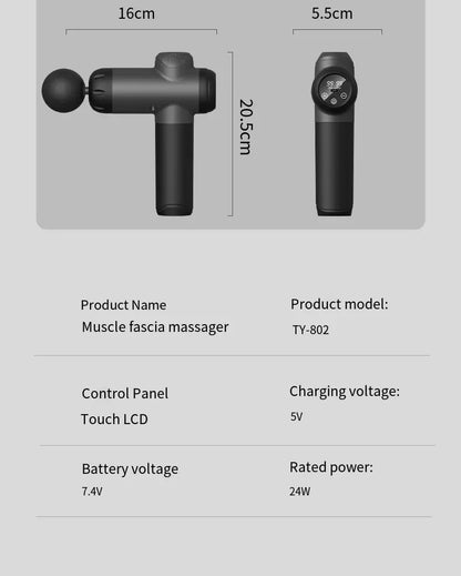 Fitness Massage Gun Fascia Deep Muscle Relax Body Neck Massager Electric Fitness Equipment Noise Reduction Christmas gift Fitness Massage Gun Fascia Deep Muscle Relax Body Neck Massager Electric Fitness Equipment Noise Reduction Christmas gift