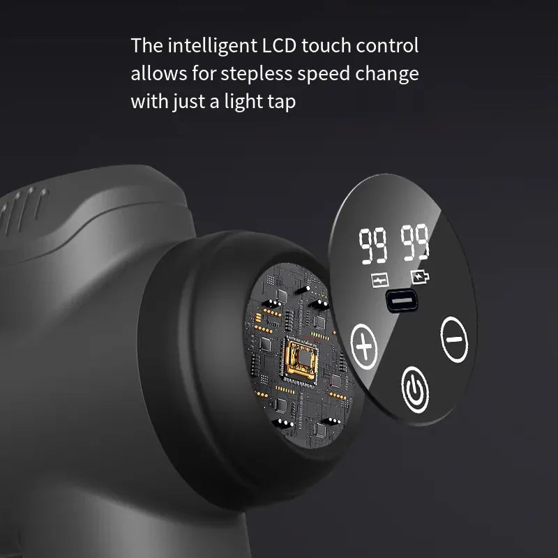 Fitness Massage Gun Fascia Deep Muscle Relax Body Neck Massager Electric Fitness Equipment Noise Reduction Christmas gift Fitness Massage Gun Fascia Deep Muscle Relax Body Neck Massager Electric Fitness Equipment Noise Reduction Christmas gift