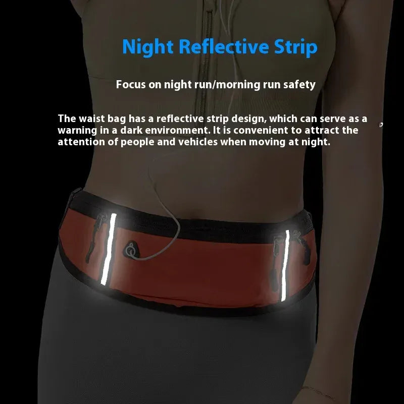 Fitness outdoor sports waist bag, running mobile waist bag, men's and women's outdoor equipment, invisible waterproof mini waist Fitness outdoor sports waist bag, running mobile waist bag, men's and women's outdoor equipment, invisible waterproof mini waist