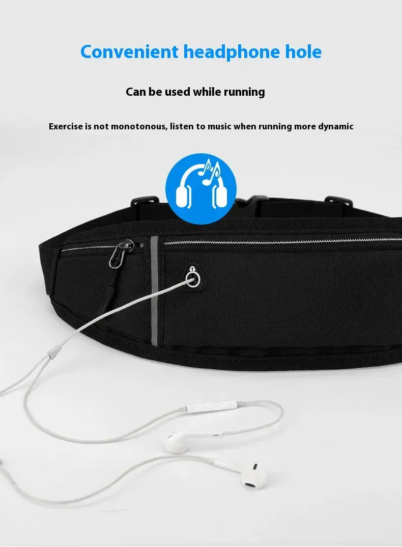 Fitness outdoor sports waist bag, running mobile waist bag, men's and women's outdoor equipment, invisible waterproof mini waist Fitness outdoor sports waist bag, running mobile waist bag, men's and women's outdoor equipment, invisible waterproof mini waist