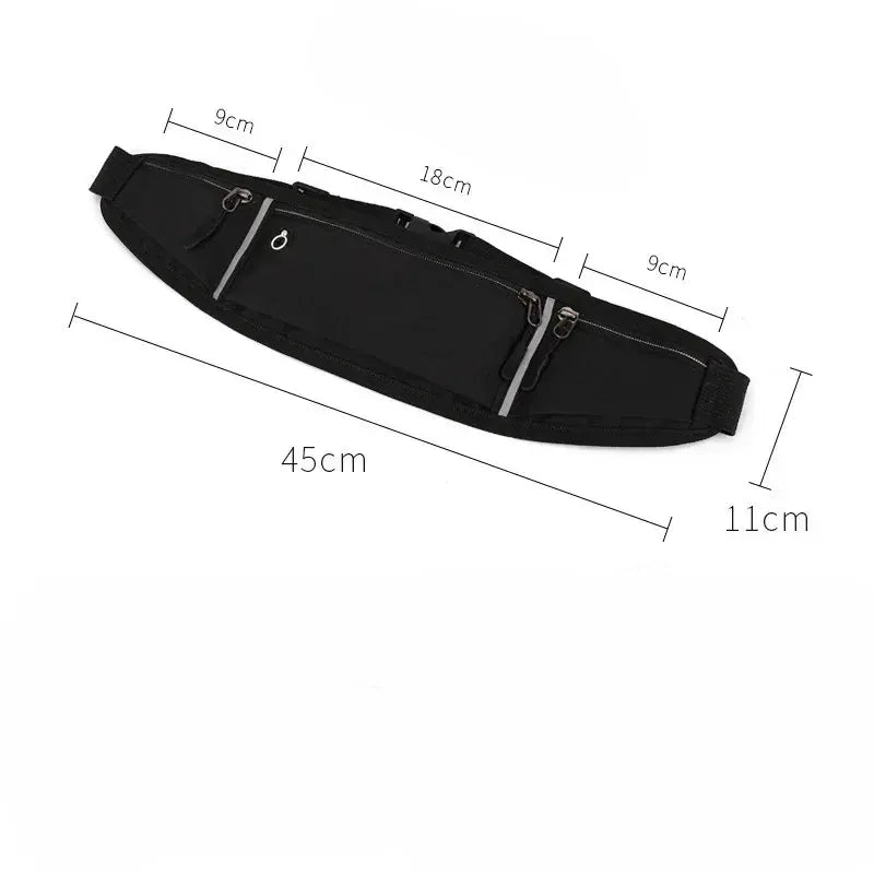 Fitness outdoor sports waist bag, running mobile waist bag, men's and women's outdoor equipment, invisible waterproof mini waist Fitness outdoor sports waist bag, running mobile waist bag, men's and women's outdoor equipment, invisible waterproof mini waist