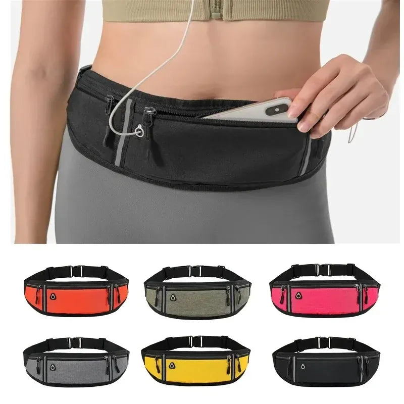 Fitness outdoor sports waist bag, running mobile waist bag, men's and women's outdoor equipment, invisible waterproof mini waist Fitness outdoor sports waist bag, running mobile waist bag, men's and women's outdoor equipment, invisible waterproof mini waist