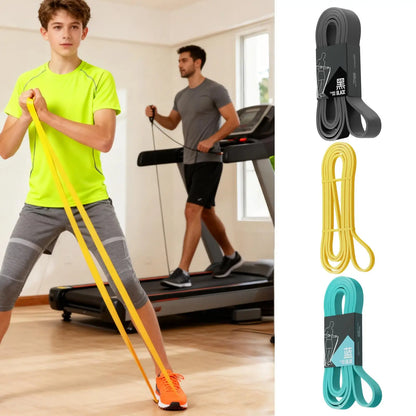 Fitness Resistance Bands TPE Strength Training Pull-Up Stretching | Wahooly Fitness Resistance Bands – TPE Elastic Bands for Strength Training, Pull-Ups & Stretching