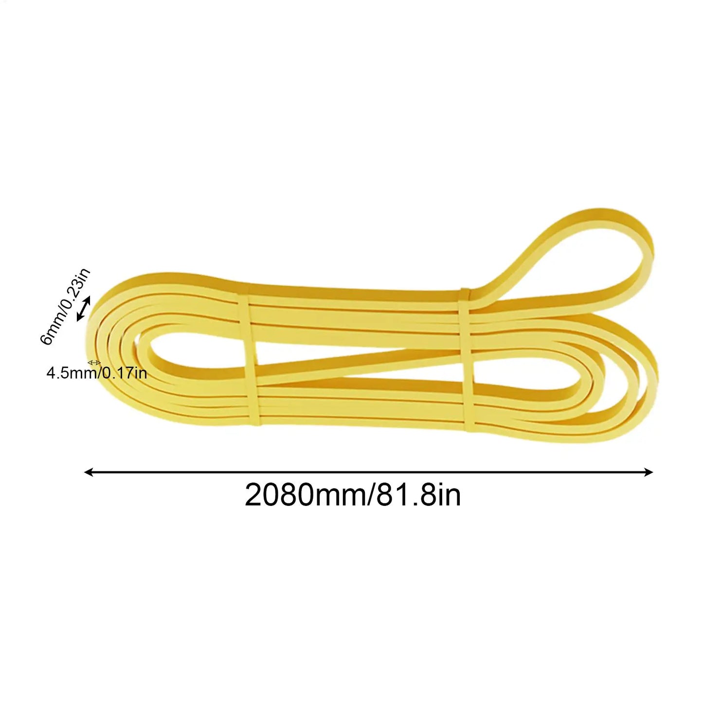 Fitness Resistance Bands TPE Strength Training Pull-Up Stretching | Wahooly Fitness Resistance Bands – TPE Elastic Bands for Strength Training, Pull-Ups & Stretching