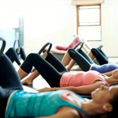 [Fitness Ring] Monochrome Fitness Ring | Yoga Pilates Ring for Home Exercise, Resistance Elastic Gym Workout, Body Stretch Ring [Fitness Ring] Monochrome Fitness Ring | Yoga Pilates Ring for Home Exercise, Resistance Elastic Gym Workout, Body Stretch Ring