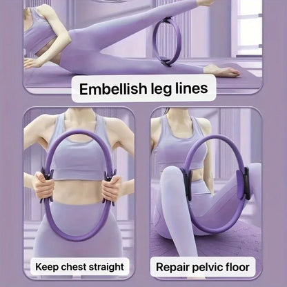 [Fitness Ring] Monochrome Fitness Ring | Yoga Pilates Ring for Home Exercise, Resistance Elastic Gym Workout, Body Stretch Ring [Fitness Ring] Monochrome Fitness Ring | Yoga Pilates Ring for Home Exercise, Resistance Elastic Gym Workout, Body Stretch Ring