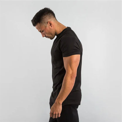 Fitness T-Shirt Men Bodybuilding Short Sleeve Sport Running T-shirt Men Sportswear Workout Shirts Male Men Gym Summer Tops Tee Fitness T-Shirt Men Bodybuilding Short Sleeve Sport Running T-shirt Men Sportswear Workout Shirts Male Men Gym Summer Tops Tee