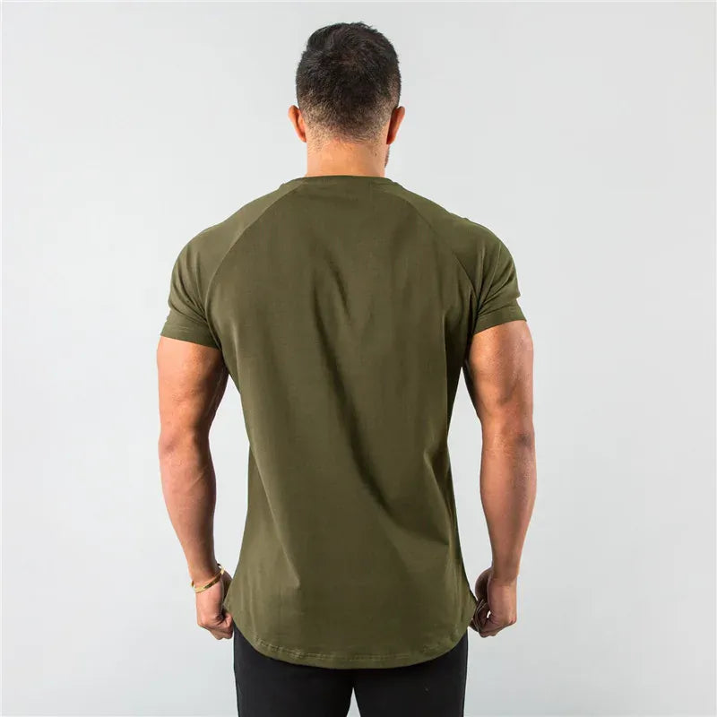 Fitness T-Shirt Men Bodybuilding Short Sleeve Sport Running T-shirt Men Sportswear Workout Shirts Male Men Gym Summer Tops Tee Fitness T-Shirt Men Bodybuilding Short Sleeve Sport Running T-shirt Men Sportswear Workout Shirts Male Men Gym Summer Tops Tee