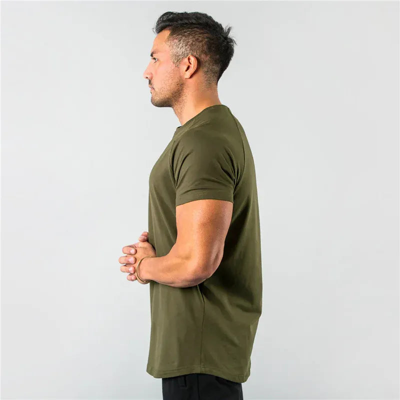 Fitness T-Shirt Men Bodybuilding Short Sleeve Sport Running T-shirt Men Sportswear Workout Shirts Male Men Gym Summer Tops Tee Fitness T-Shirt Men Bodybuilding Short Sleeve Sport Running T-shirt Men Sportswear Workout Shirts Male Men Gym Summer Tops Tee
