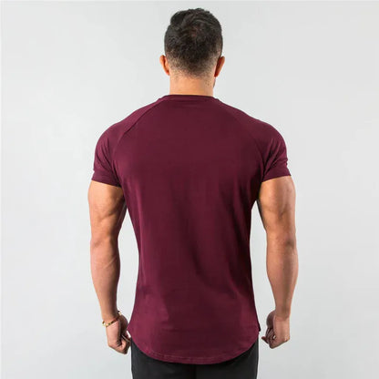 Fitness T-Shirt Men Bodybuilding Short Sleeve Sport Running T-shirt Men Sportswear Workout Shirts Male Men Gym Summer Tops Tee Fitness T-Shirt Men Bodybuilding Short Sleeve Sport Running T-shirt Men Sportswear Workout Shirts Male Men Gym Summer Tops Tee