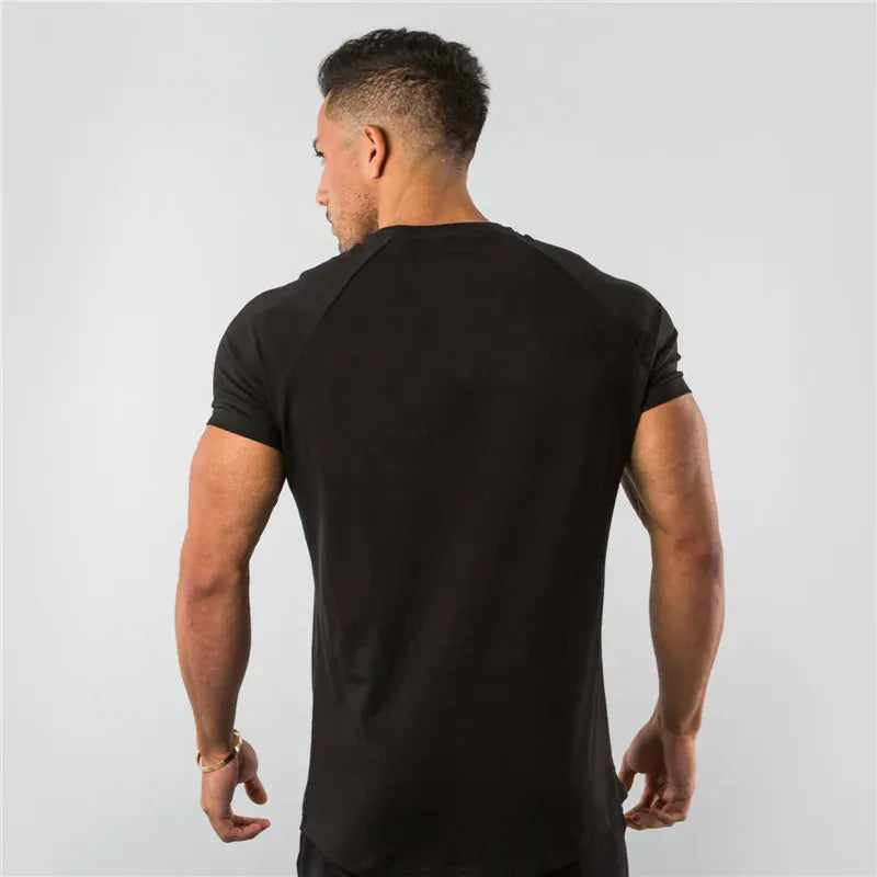 Fitness T-Shirt Men Bodybuilding Short Sleeve Sport Running T-shirt Men Sportswear Workout Shirts Male Men Gym Summer Tops Tee Fitness T-Shirt Men Bodybuilding Short Sleeve Sport Running T-shirt Men Sportswear Workout Shirts Male Men Gym Summer Tops Tee