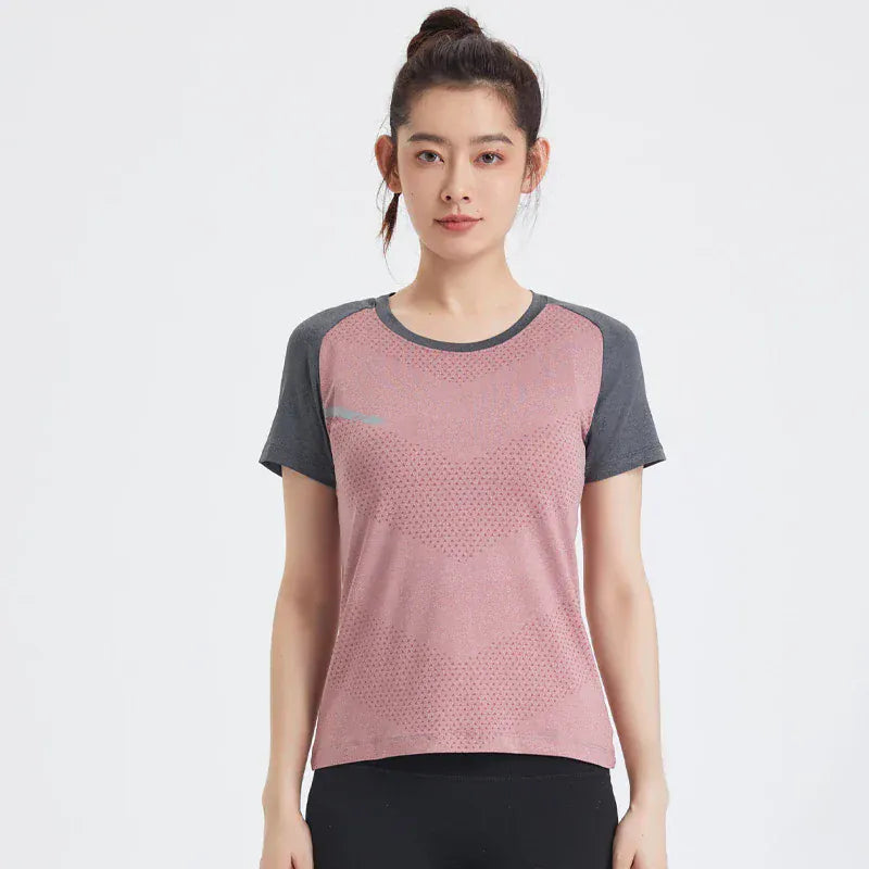 Fitness Women Shirts Quick Dry Yoga Sport T Shirt Gym Running Sportswear Tops Short Sleeve Training Blouses Jersey Jogging Tee Fitness Women Shirts Quick Dry Yoga Sport T Shirt Gym Running Sportswear Tops Short Sleeve Training Blouses Jersey Jogging Tee