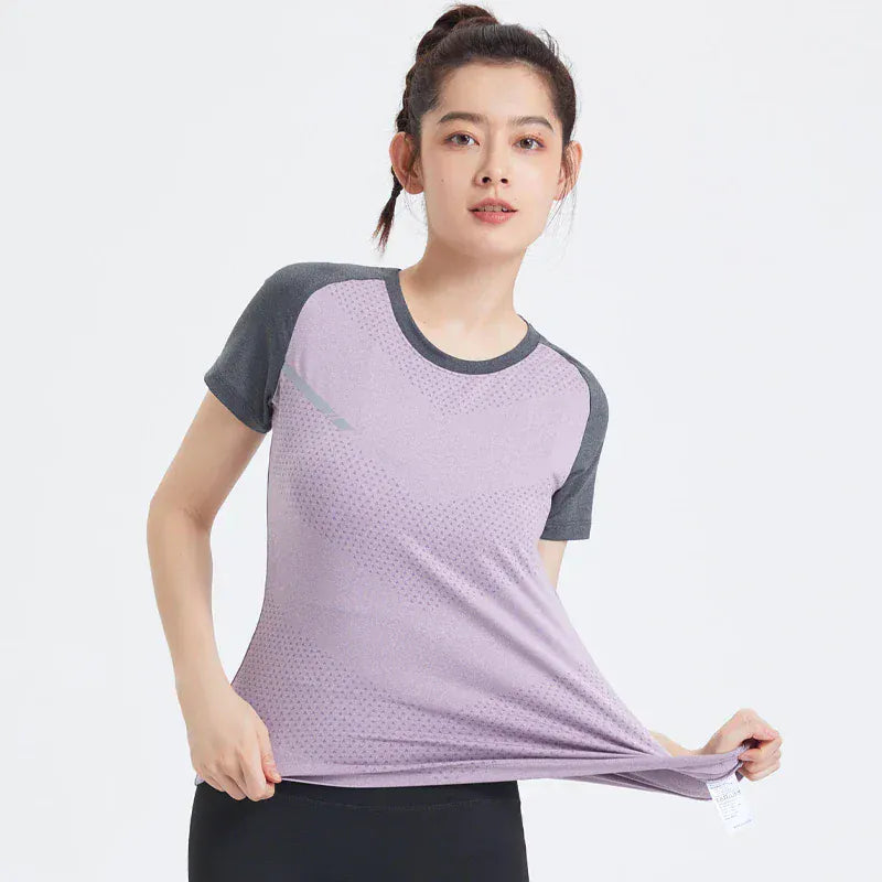 Fitness Women Shirts Quick Dry Yoga Sport T Shirt Gym Running Sportswear Tops Short Sleeve Training Blouses Jersey Jogging Tee Fitness Women Shirts Quick Dry Yoga Sport T Shirt Gym Running Sportswear Tops Short Sleeve Training Blouses Jersey Jogging Tee