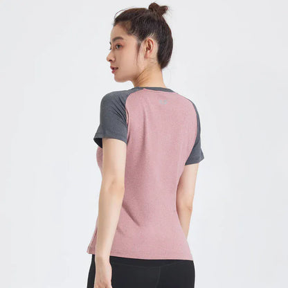 Fitness Women Shirts Quick Dry Yoga Sport T Shirt Gym Running Sportswear Tops Short Sleeve Training Blouses Jersey Jogging Tee Fitness Women Shirts Quick Dry Yoga Sport T Shirt Gym Running Sportswear Tops Short Sleeve Training Blouses Jersey Jogging Tee