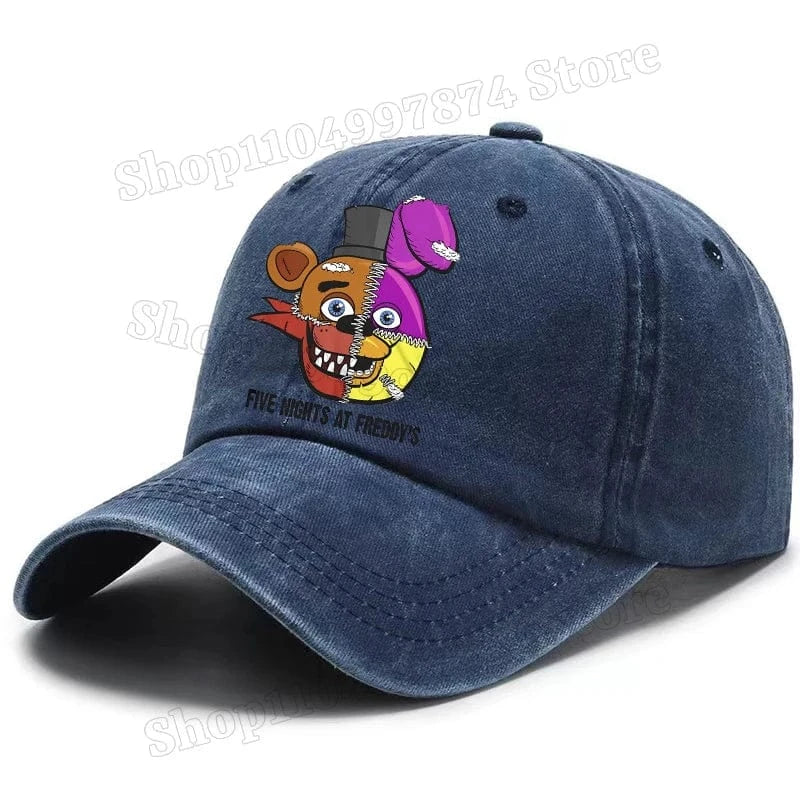 Five Nights At Freddys Baseball Cap Men Fnafs Anime Retro Sun Hat Boy Outdoor Sports Sunbonnet Adult Spring Autumn Headgear Gift Five Nights At Freddys Baseball Cap Men Fnafs Anime Retro Sun Hat Boy Outdoor Sports Sunbonnet Adult Spring Autumn Headgear Gift
