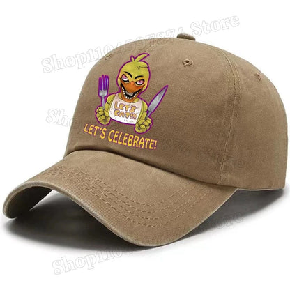 Five Nights At Freddys Baseball Cap Men Fnafs Anime Retro Sun Hat Boy Outdoor Sports Sunbonnet Adult Spring Autumn Headgear Gift Five Nights At Freddys Baseball Cap Men Fnafs Anime Retro Sun Hat Boy Outdoor Sports Sunbonnet Adult Spring Autumn Headgear Gift