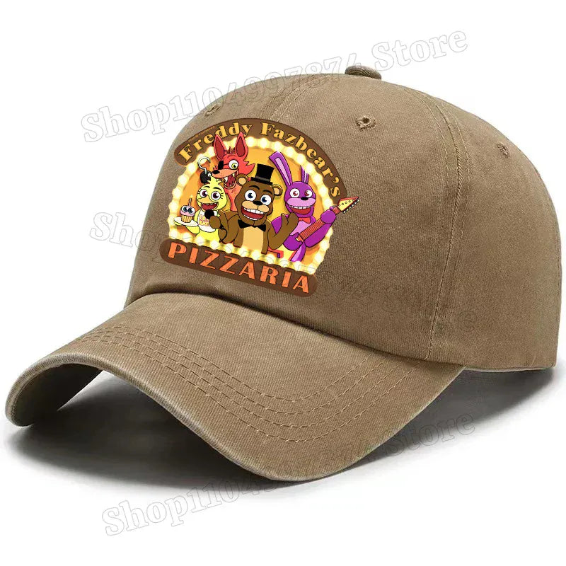 Five Nights At Freddys Baseball Cap Men Fnafs Anime Retro Sun Hat Boy Outdoor Sports Sunbonnet Adult Spring Autumn Headgear Gift Five Nights At Freddys Baseball Cap Men Fnafs Anime Retro Sun Hat Boy Outdoor Sports Sunbonnet Adult Spring Autumn Headgear Gift