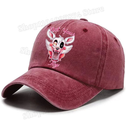 Five Nights At Freddys Baseball Cap Men Fnafs Anime Retro Sun Hat Boy Outdoor Sports Sunbonnet Adult Spring Autumn Headgear Gift Five Nights At Freddys Baseball Cap Men Fnafs Anime Retro Sun Hat Boy Outdoor Sports Sunbonnet Adult Spring Autumn Headgear Gift
