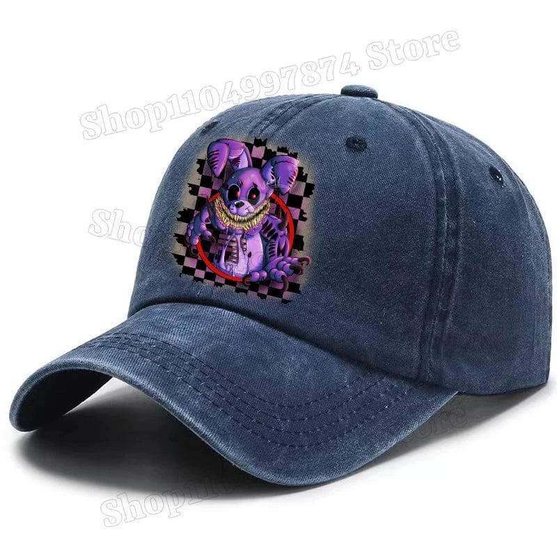 Five Nights At Freddys Baseball Cap Men Fnafs Anime Retro Sun Hat Boy Outdoor Sports Sunbonnet Adult Spring Autumn Headgear Gift Five Nights At Freddys Baseball Cap Men Fnafs Anime Retro Sun Hat Boy Outdoor Sports Sunbonnet Adult Spring Autumn Headgear Gift