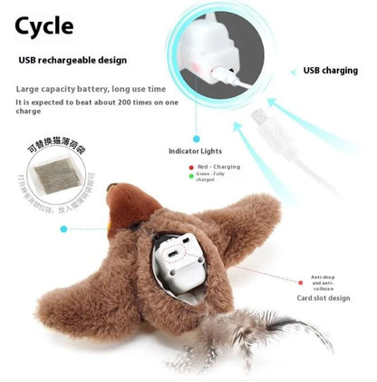 Flapping Bird Cat  Toy Flapping Bird Cat  Toy