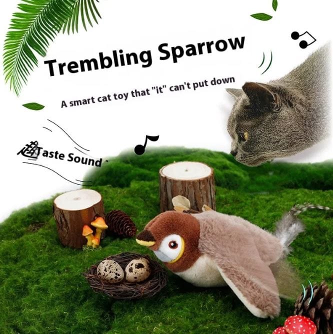Flapping Bird Cat  Toy Flapping Bird Cat  Toy