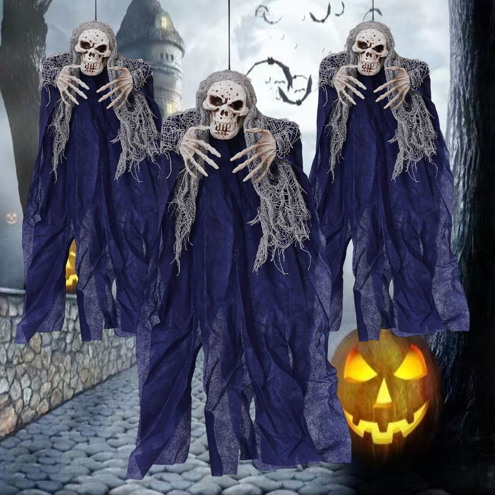 Flexibly Matched Halloween Decorations Halloween Skull Ghost Decoration Spooky Halloween Hanging Ghost for Haunted for Porch Flexibly Matched Halloween Decorations Halloween Skull Ghost Decoration Spooky Halloween Hanging Ghost for Haunted for Porch