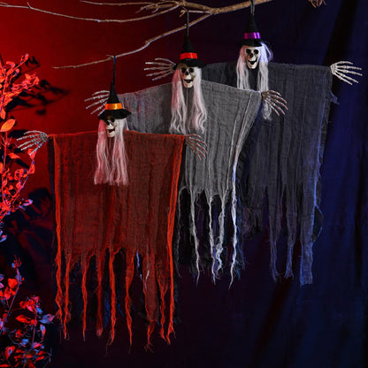 Flexibly Matched Halloween Decorations Halloween Skull Ghost Decoration Spooky Halloween Hanging Ghost for Haunted for Porch Flexibly Matched Halloween Decorations Halloween Skull Ghost Decoration Spooky Halloween Hanging Ghost for Haunted for Porch