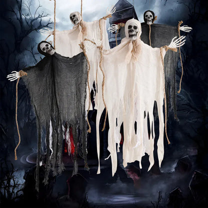 Flexibly Matched Halloween Decorations Halloween Skull Ghost Decoration Spooky Halloween Hanging Ghost for Haunted for Porch Flexibly Matched Halloween Decorations Halloween Skull Ghost Decoration Spooky Halloween Hanging Ghost for Haunted for Porch