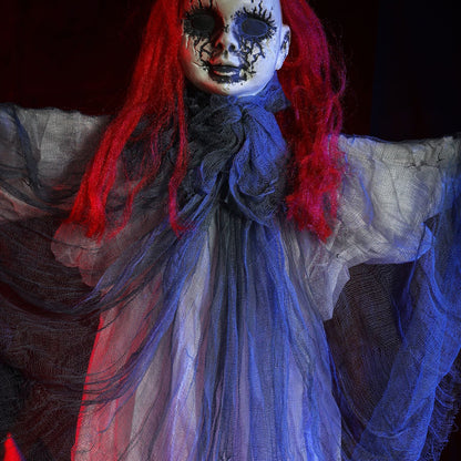 Flexibly Matched Halloween Decorations Halloween Skull Ghost Decoration Spooky Halloween Hanging Ghost for Haunted for Porch Flexibly Matched Halloween Decorations Halloween Skull Ghost Decoration Spooky Halloween Hanging Ghost for Haunted for Porch