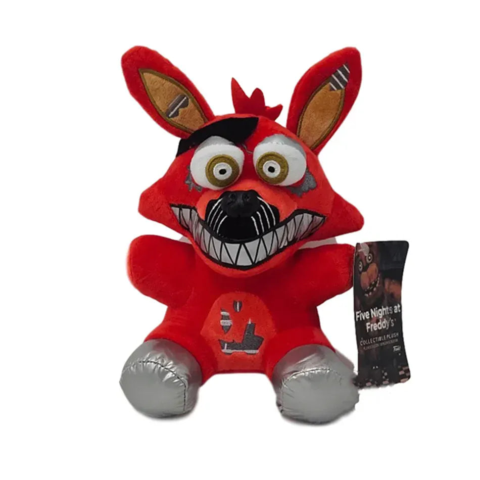 FNAF 18cm Plush Toys Bonnie Bear Foxy Cute Cartoon Stuffed Dolls Five Night at Freddy's Freddy Games Gift for Children FNAF 18cm Plush Toys Bonnie Bear Foxy Cute Cartoon Stuffed Dolls Five Night at Freddy's Freddy Games Gift for Children
