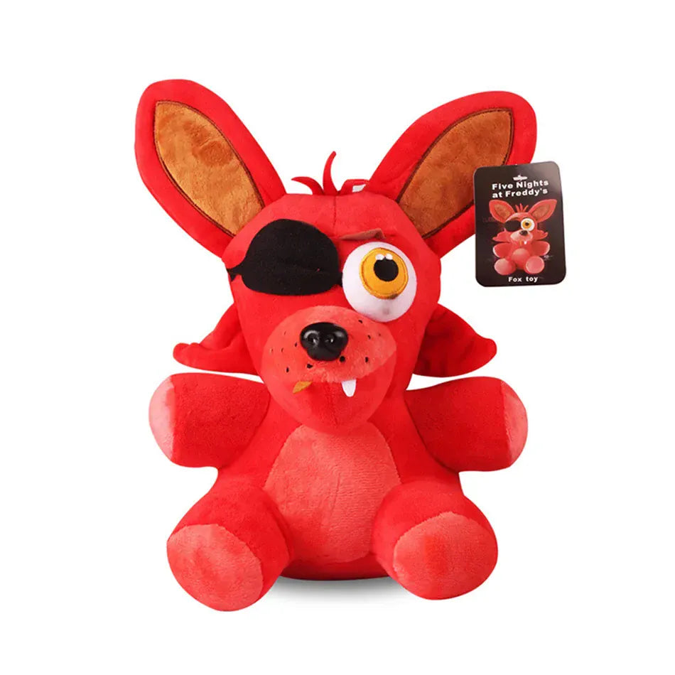 FNAF 18cm Plush Toys Bonnie Bear Foxy Cute Cartoon Stuffed Dolls Five Night at Freddy's Freddy Games Gift for Children FNAF 18cm Plush Toys Bonnie Bear Foxy Cute Cartoon Stuffed Dolls Five Night at Freddy's Freddy Games Gift for Children