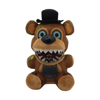 FNAF 18cm Plush Toys Bonnie Bear Foxy Cute Cartoon Stuffed Dolls Five Night at Freddy's Freddy Games Gift for Children FNAF 18cm Plush Toys Bonnie Bear Foxy Cute Cartoon Stuffed Dolls Five Night at Freddy's Freddy Games Gift for Children