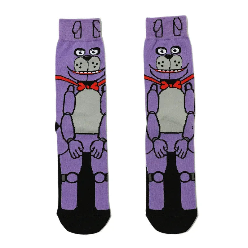 FNAF Adult Socks Five Nights At Freddy's Stocking Anime Ventilate Deodorization Sweat Absorption Cotton Socks Kids Gifts FNAF Adult Socks Five Nights At Freddy's Stocking Anime Ventilate Deodorization Sweat Absorption Cotton Socks Kids Gifts
