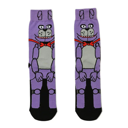 FNAF Adult Socks Five Nights At Freddy's Stocking Anime Ventilate Deodorization Sweat Absorption Cotton Socks Kids Gifts FNAF Adult Socks Five Nights At Freddy's Stocking Anime Ventilate Deodorization Sweat Absorption Cotton Socks Kids Gifts