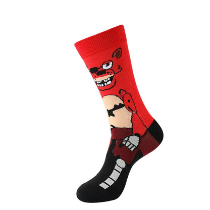 FNAF Adult Socks Five Nights At Freddy's Stocking Anime Ventilate Deodorization Sweat Absorption Cotton Socks Kids Gifts FNAF Adult Socks Five Nights At Freddy's Stocking Anime Ventilate Deodorization Sweat Absorption Cotton Socks Kids Gifts