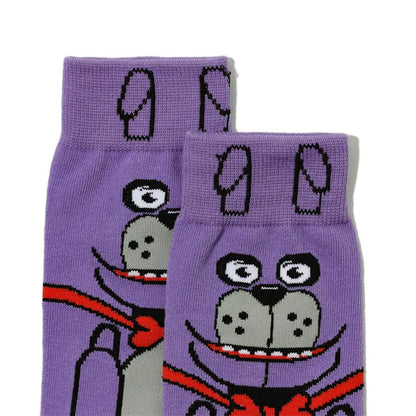 FNAF Adult Socks Five Nights At Freddy's Stocking Anime Ventilate Deodorization Sweat Absorption Cotton Socks Kids Gifts FNAF Adult Socks Five Nights At Freddy's Stocking Anime Ventilate Deodorization Sweat Absorption Cotton Socks Kids Gifts