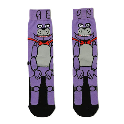 FNAF Adult Socks Five Nights At Freddy's Stocking Anime Ventilate Deodorization Sweat Absorption Cotton Socks Kids Gifts FNAF Adult Socks Five Nights At Freddy's Stocking Anime Ventilate Deodorization Sweat Absorption Cotton Socks Kids Gifts