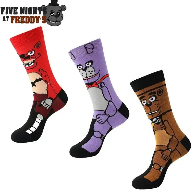 FNAF Adult Socks Five Nights At Freddy's Stocking Anime Ventilate Deodorization Sweat Absorption Cotton Socks Kids Gifts FNAF Adult Socks Five Nights At Freddy's Stocking Anime Ventilate Deodorization Sweat Absorption Cotton Socks Kids Gifts
