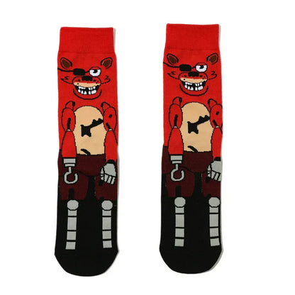 FNAF Adult Socks Five Nights At Freddy's Stocking Anime Ventilate Deodorization Sweat Absorption Cotton Socks Kids Gifts FNAF Adult Socks Five Nights At Freddy's Stocking Anime Ventilate Deodorization Sweat Absorption Cotton Socks Kids Gifts