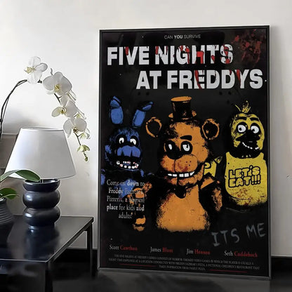 Fnaf Anime Five-nights-At-Freddys Painting Calligraphy Canvas HD Poster Wall Art interior Hallway Home Decoration Holiday Gifts Fnaf Anime Five-nights-At-Freddys Painting Calligraphy Canvas HD Poster Wall Art interior Hallway Home Decoration Holiday Gifts