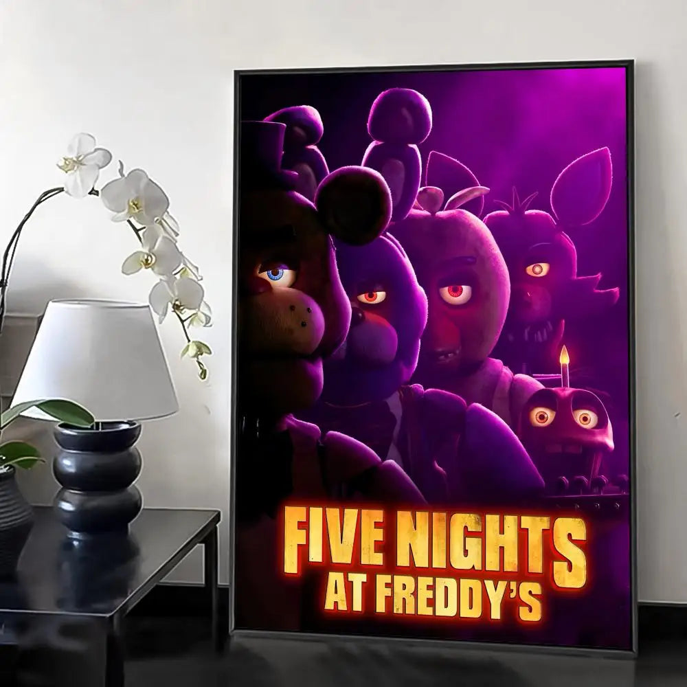Fnaf Anime Five-nights-At-Freddys Painting Calligraphy Canvas HD Poster Wall Art interior Hallway Home Decoration Holiday Gifts Fnaf Anime Five-nights-At-Freddys Painting Calligraphy Canvas HD Poster Wall Art interior Hallway Home Decoration Holiday Gifts